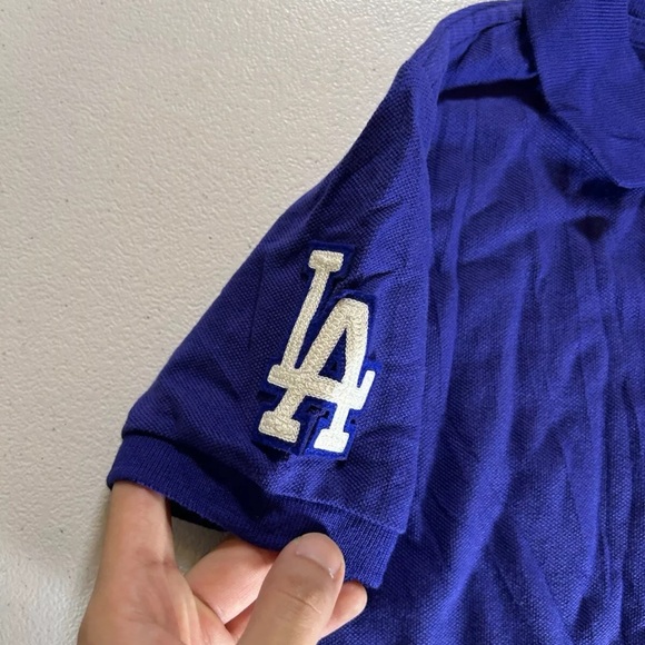 New Ralph Lauren polo Boys' MLB Los Angeles Dodgers Cotton Polo Shirt Kid 7 - Picture 7 of 10